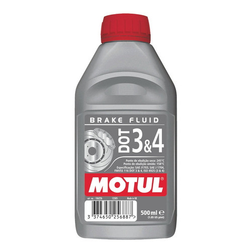 Fluido De Freio Motul Dot 3&4 500 Ml - Spare Parts and Accessories for Vehicles