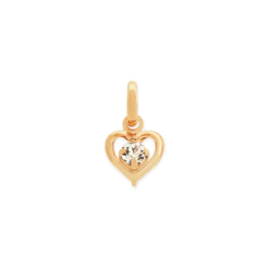 Pingente Rommanel Banhado A Ouro 18k Com Zircônia - 540751 Original