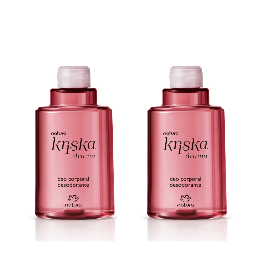 Kit 2 Refil Desodorante Corporal Kriska Drama Feminino 100 ml