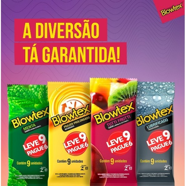 Preservativo Camisinha Blowtex Leve 9 Pague 6