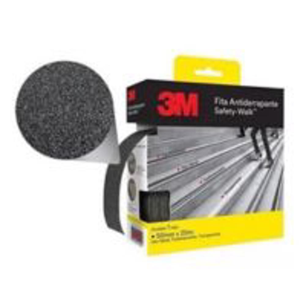 Fita Antiderrapante Rampa Escada Piso 50mm X 20m Preto - 3m