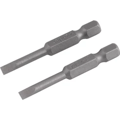 Jogo de Bit sem Ponteiras Fenda Encaixe Sextavado 1/4 4mmx50mm Vonder