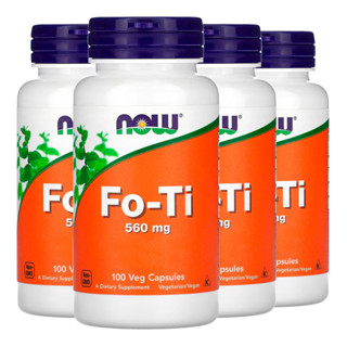 Kit 4x Fo-Ti 560mg (He Shou Wu) Now Foods 100Veg Caps Importado /Made in Usa em Oferta na Shopee