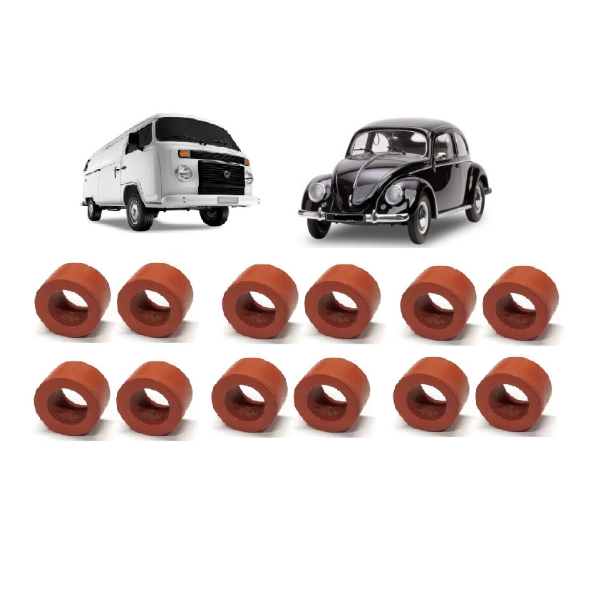 10 ANEIS BORRACHA VEDAÇÃO RADIADOR DE ÓLEO VW FUSCA,BRASILIA em Oferta na Shopee