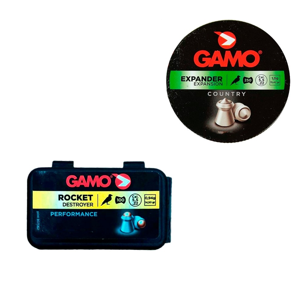 Kit Chumbinhos Gamo  Expander + Rocket