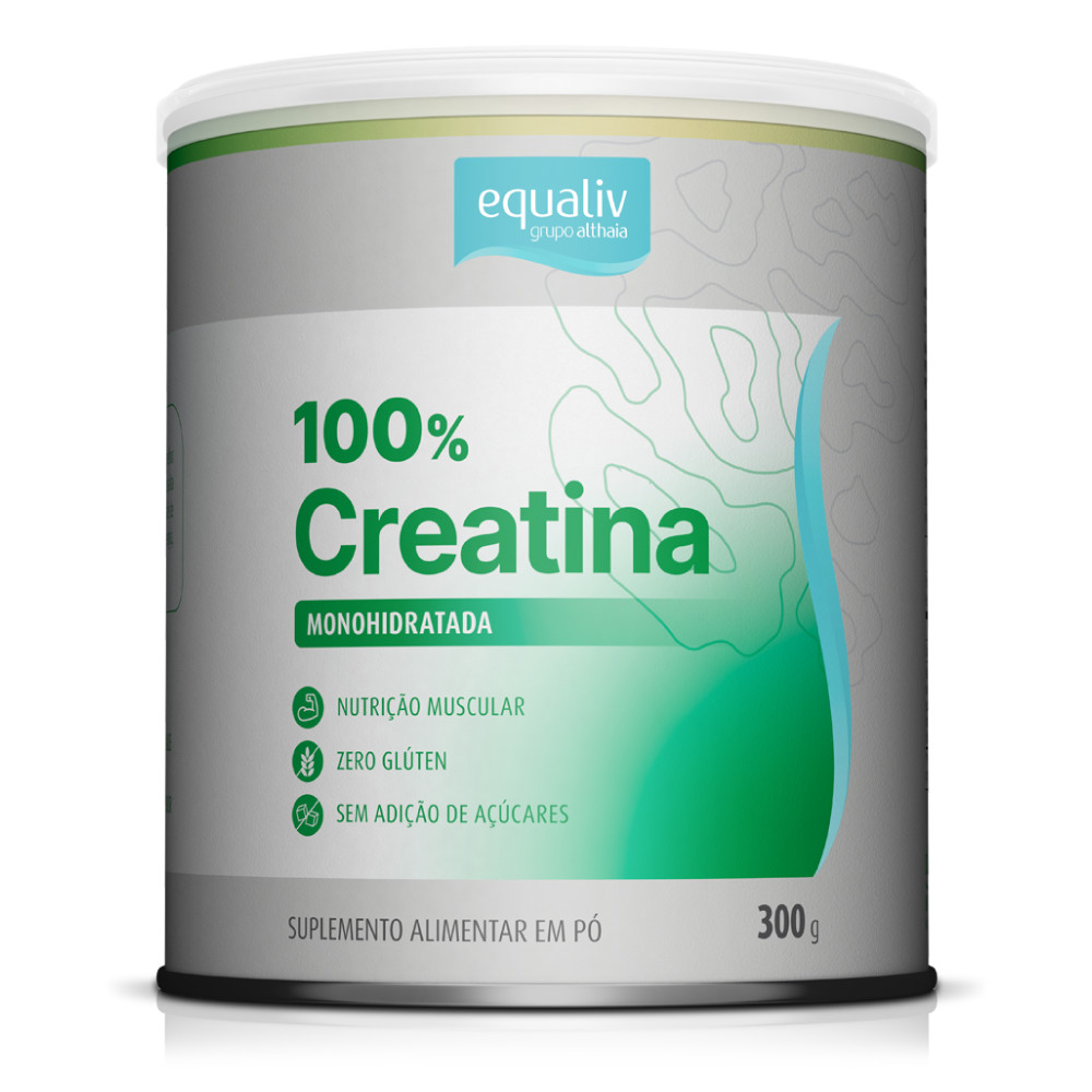 Creatina 100% Monohidratada - 300g em Oferta na Shopee