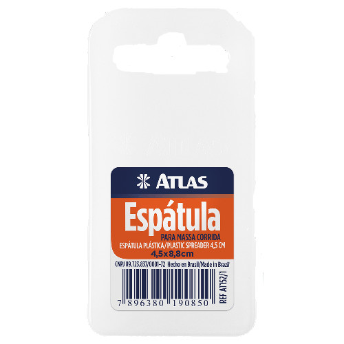Espátula Plástica Para Massa Corrida Atlas 4,5cm