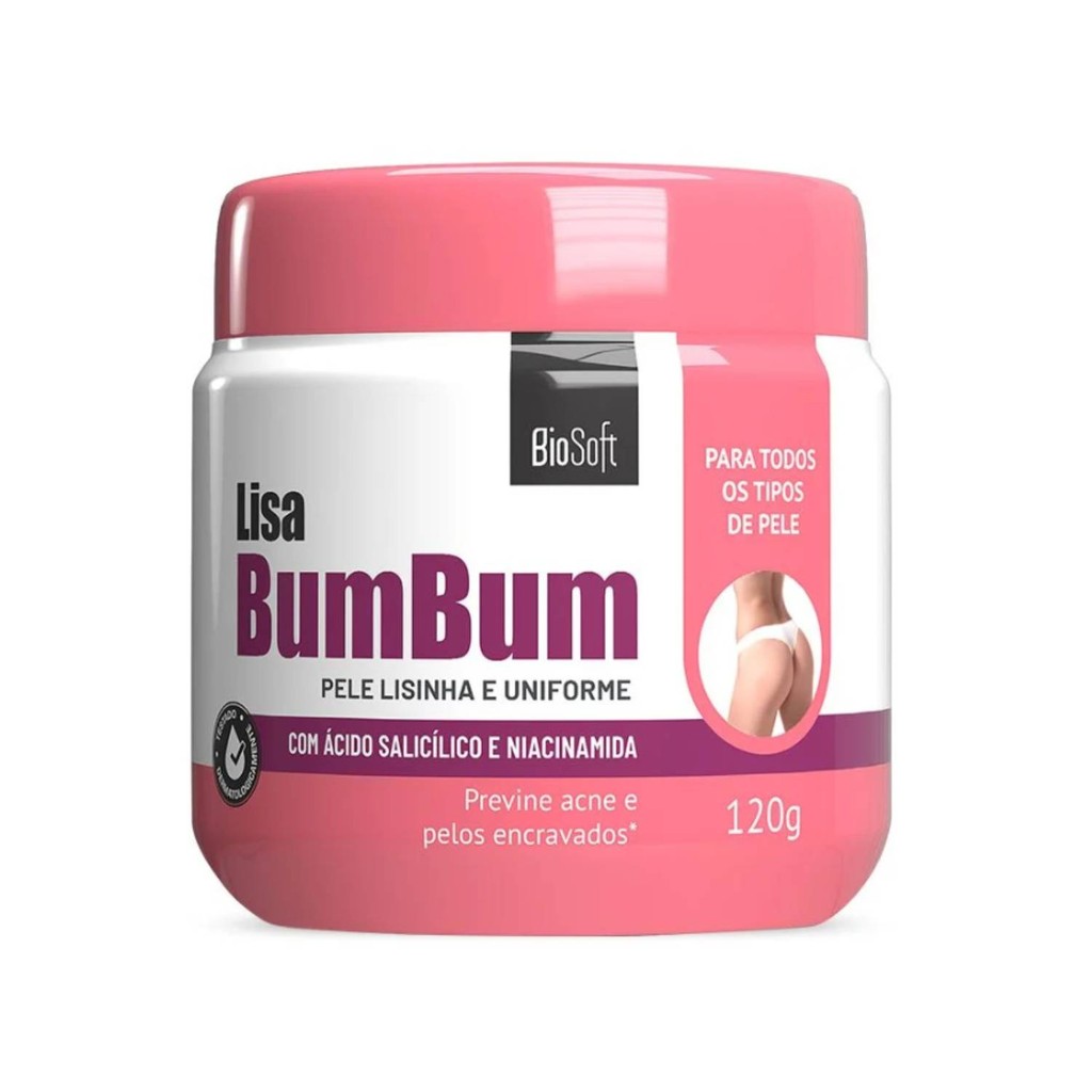 CREME LISA BUMBUM 120GR - BIOSOFT