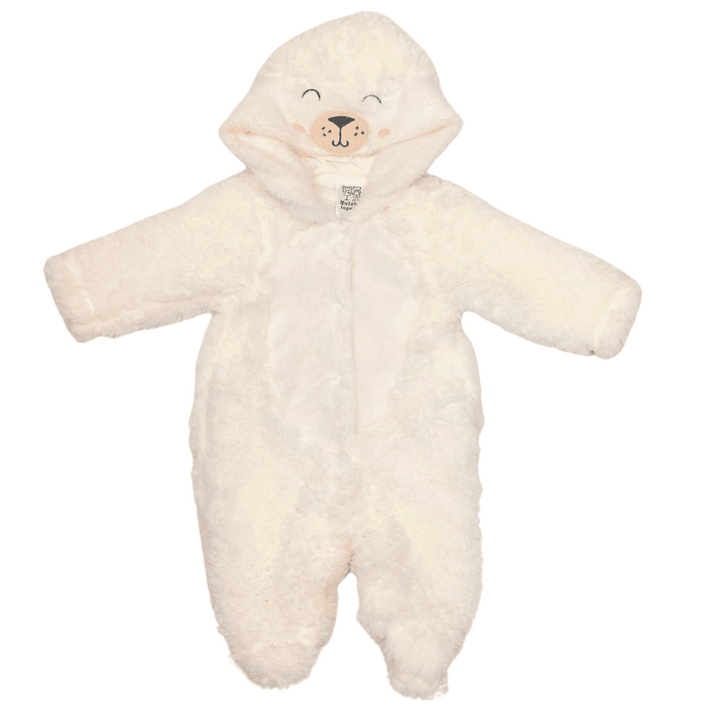 MACACÃO BEBE UNISSEX PELUCIA URSINHO