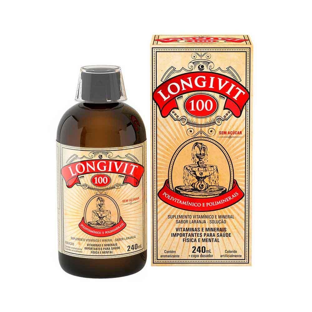 LONGIVIT 100 POLIVITAMINICO COM 240ML - Health