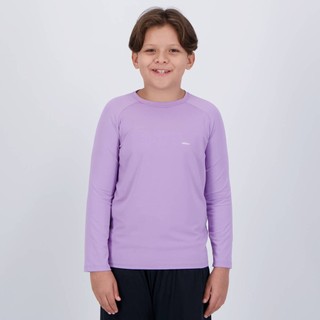 Camiseta Selene UV50+ Manga Longa Juvenil Lilás em Oferta na Shopee