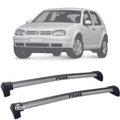 Rack Teto Aluminio Prime VW Golf Sapão MK4 99-05 Prata PR089