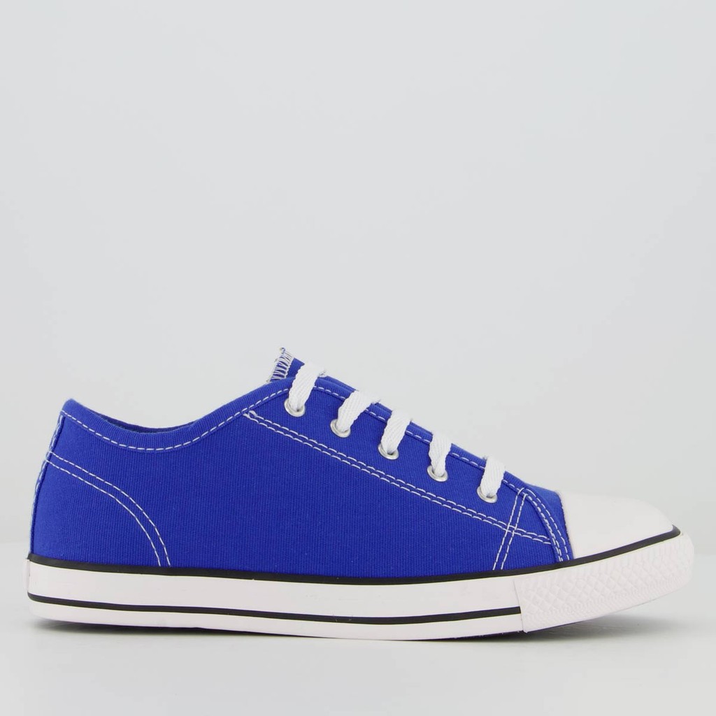 Tênis Diversão Canvas Low Color Infantil Azul - Baby & Kids Fashion