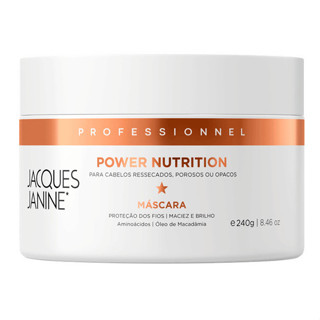 Máscara Tratamento Creme Power Nutrition Jacques Janine 240g em Oferta na Shopee