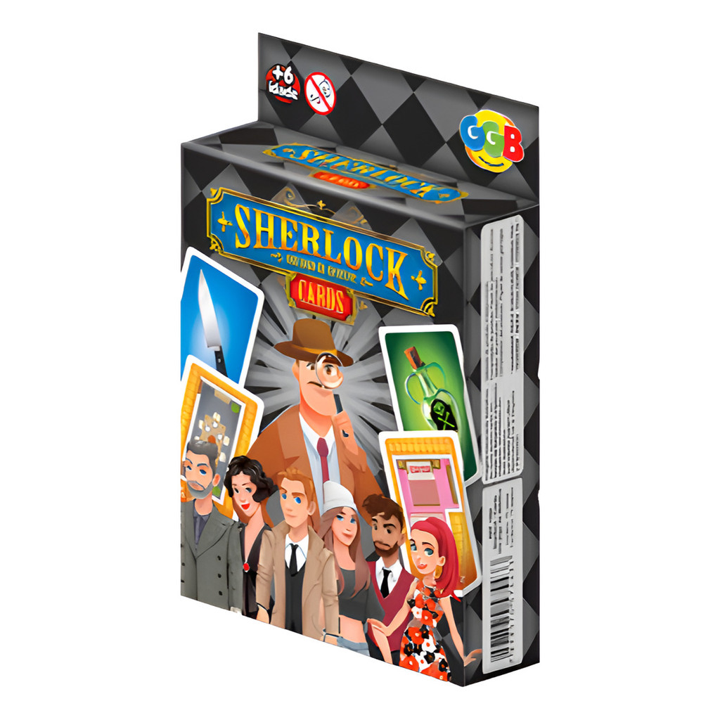 Jogo Detetive Cartas Sherlock Cards Brinquedo Menino Menina