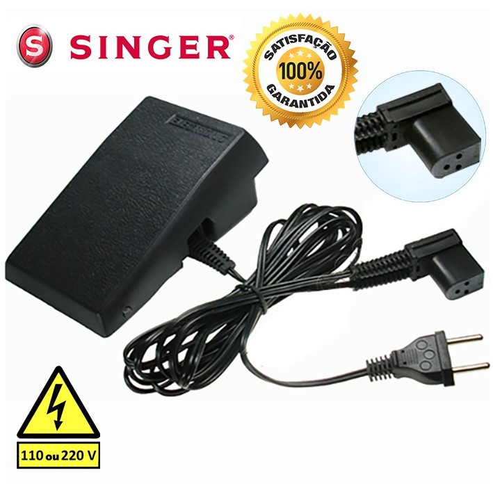 Pedal Controlador de Velocidade Eletronico Singer Original.