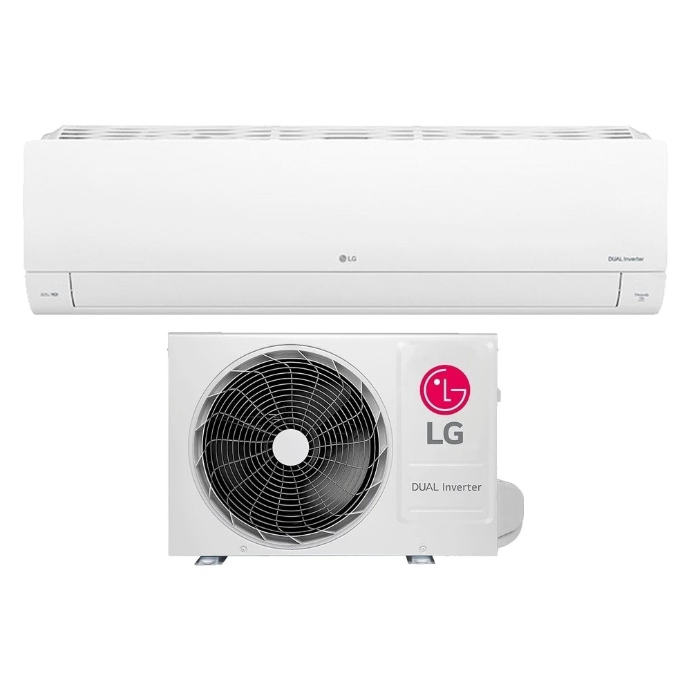 Ar Condicionado Split 9.000 BTUs LG Compact S3-Q09AAQAL | Ciclo Frio, Dual Inverter, com IA, Branco, 220V - Home Appliances