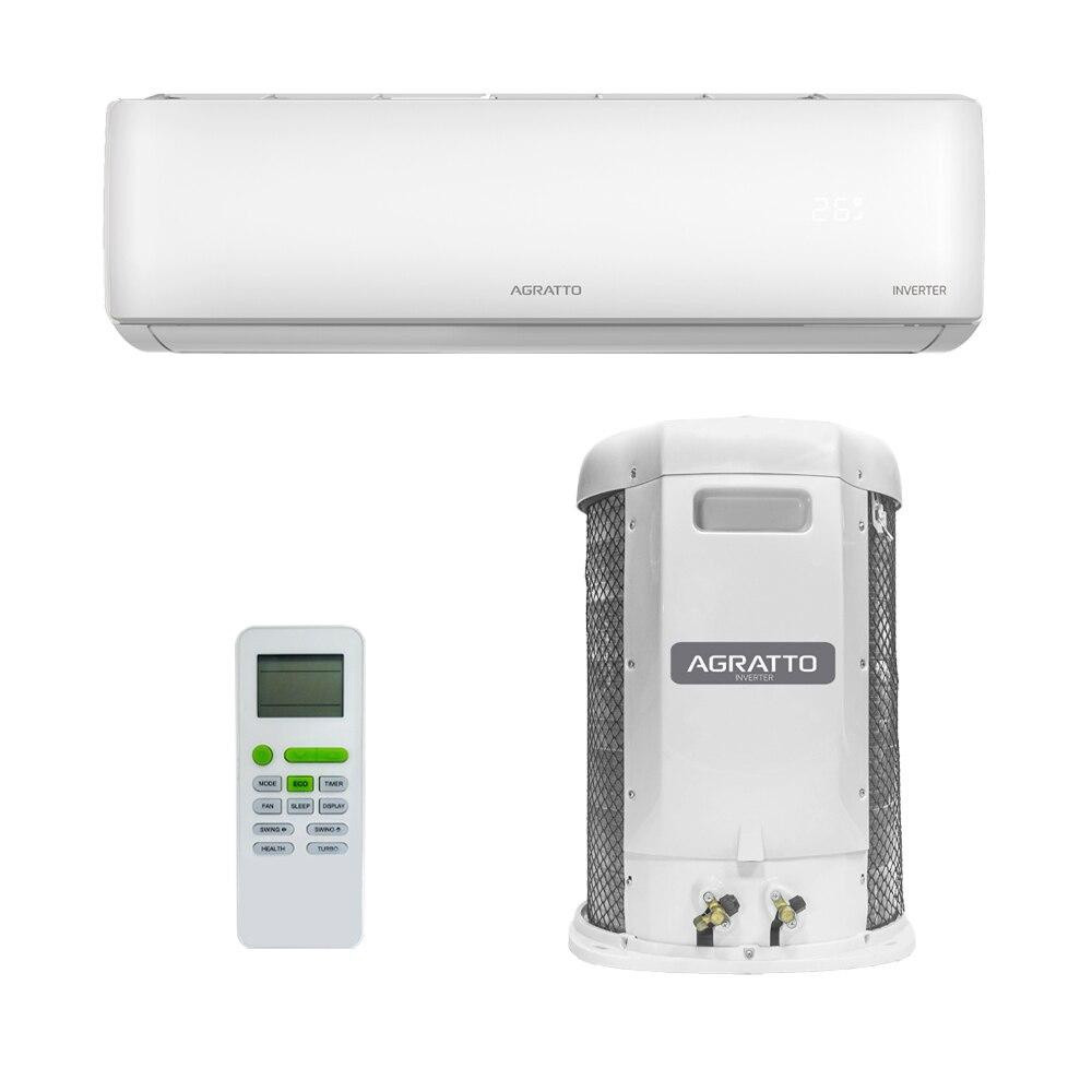 Ar Condicionado Split Inverter 9000 BTUs Agratto Hi Wall Só Frio LCST9F-02I 220V