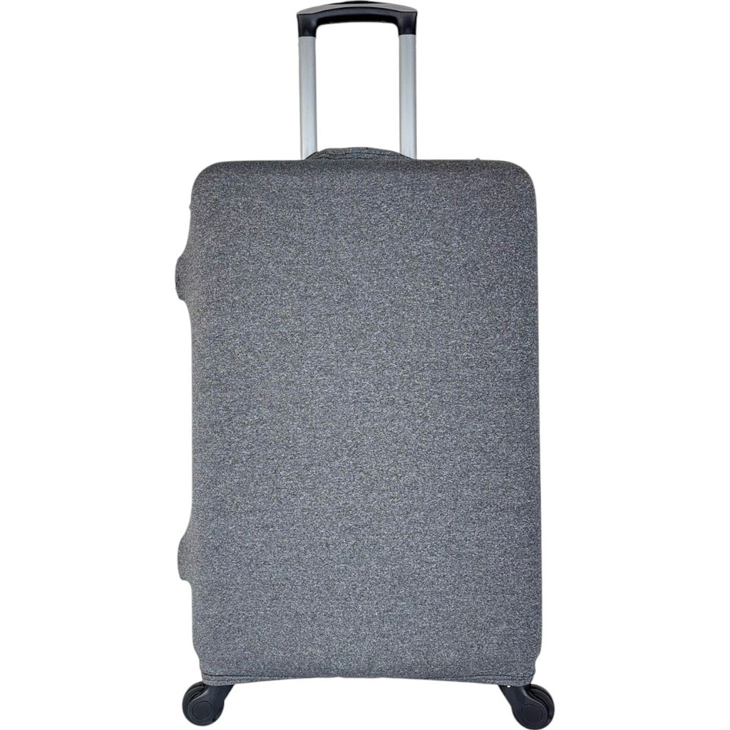 Capa para Mala Cinza Protetora Suplex Resistente Viagem Aeroporto Tamanho P M G