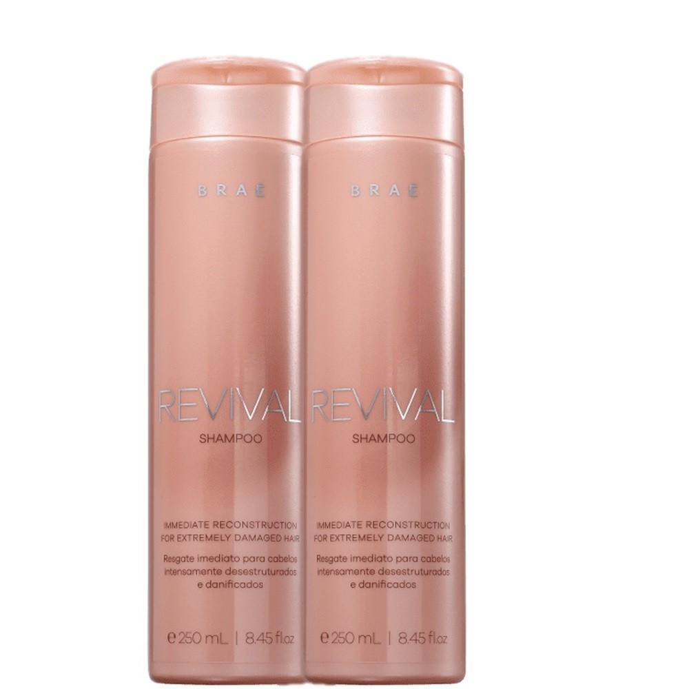 Kit BRAE Revival - Shampoo 250ml (2 Unidades) em Oferta na Shopee