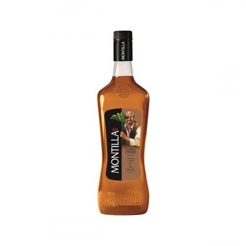 Rum Carta Ouro Garrafa 1 Litro Frutas Secas Montilla - Food & Beverages