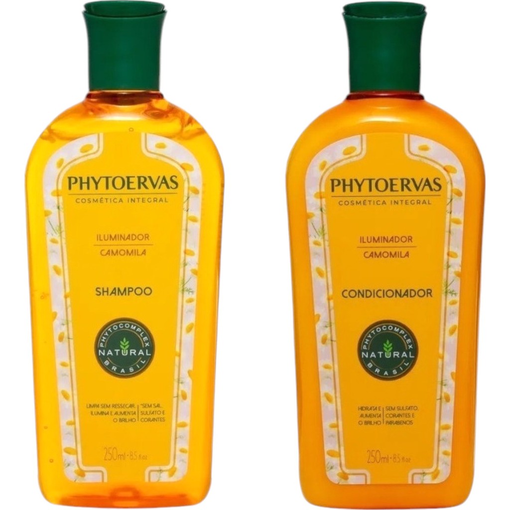 Kit Shampoo + Condicionador Phytoervas Iluminador Camomila