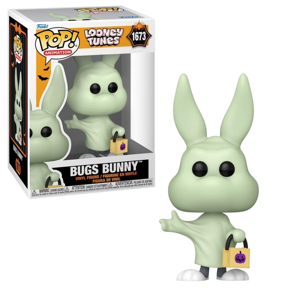 Boneco Funko Pop! Looney Toones - Pernalonga de Fantasma