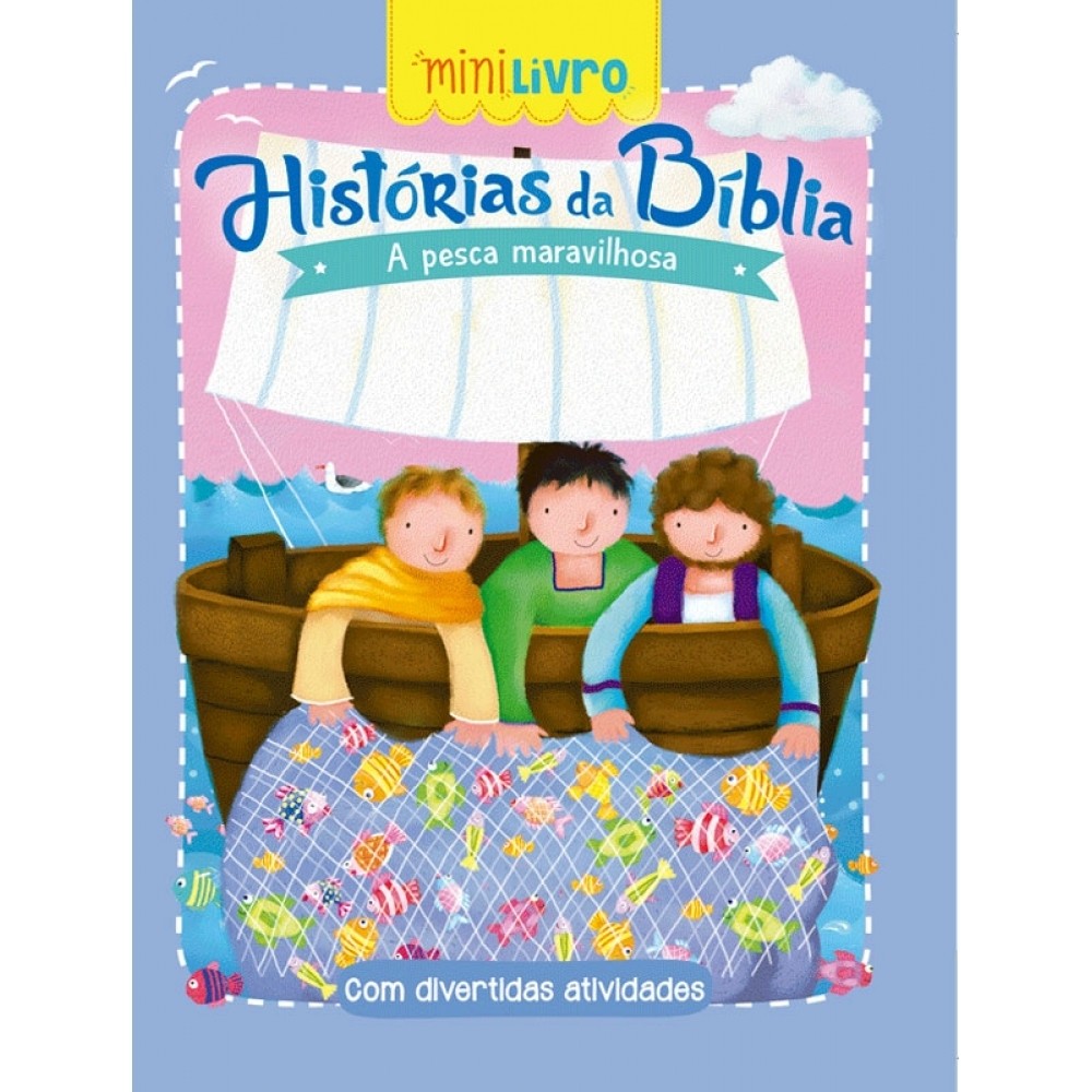 Kit histórias da bíblia A pesca maravilhosa - 40 Unidades