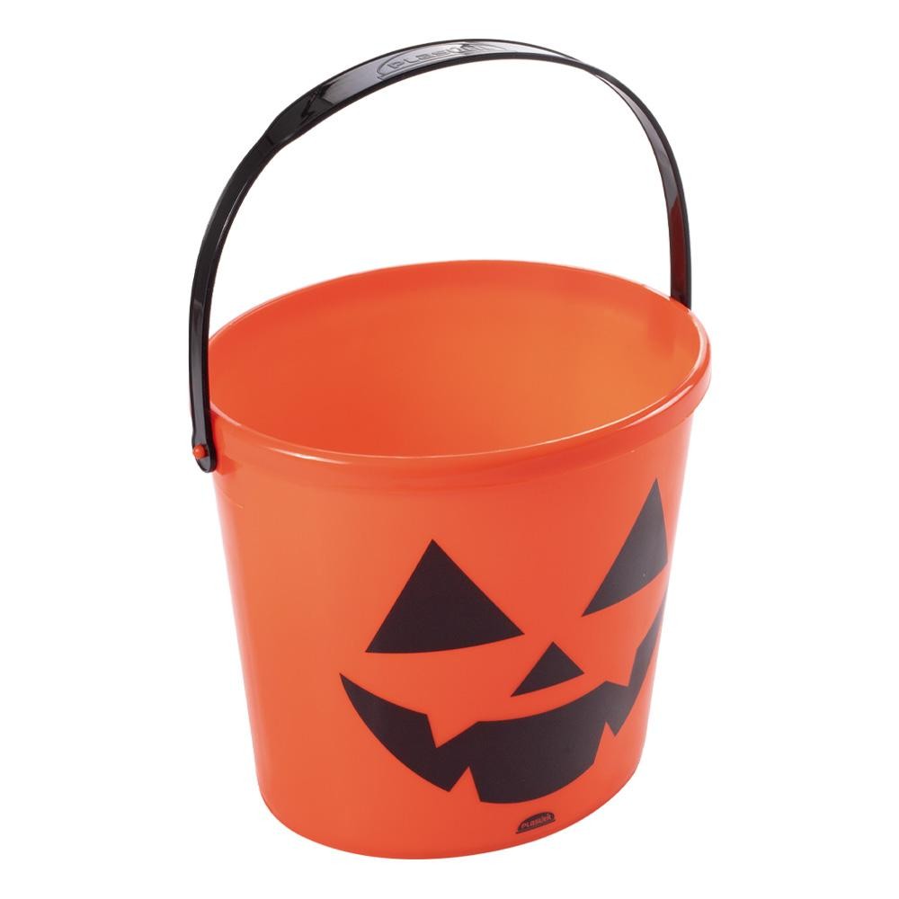Balde Abóbora Halloween Dia das Bruxas Doces Cesta Plasútil em Oferta na Shopee