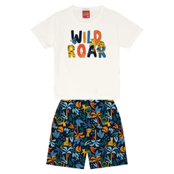 Conjunto Bebê Kyly Estampa Selva Tigre