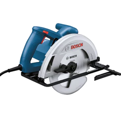 Serra Circular 127 ou 220V Profissional Bosch GKS 1300W 184mm Quick-Lock e Soprador de Pó Integrado