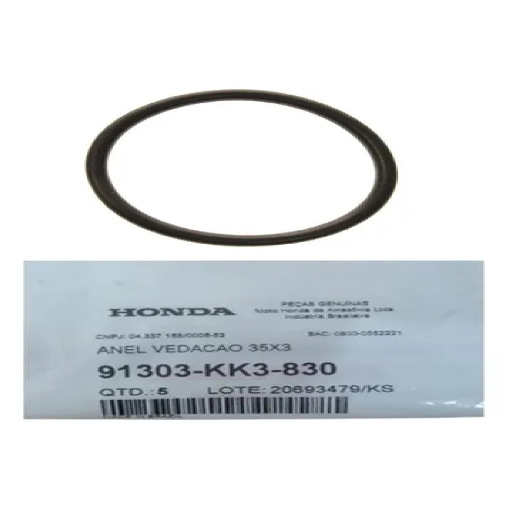 Oring Tampa Bujão Óleo Cbx 200 Strada, Xr 200, Nx 200