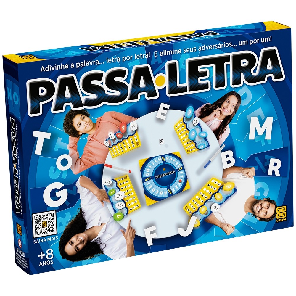 JOGO DE TABULEIRO PASSA LETRA GROW BRINQUEDO MESA STOP CARTA TRAVA BASTA TAPPLE PALAVRAS FORCA PENSA em Oferta na Shopee