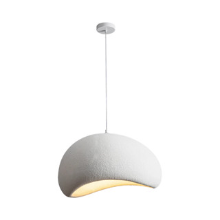 Luminária Pendente Cúpula estilo Japonês cor Branca com 40CM em Oferta na Shopee