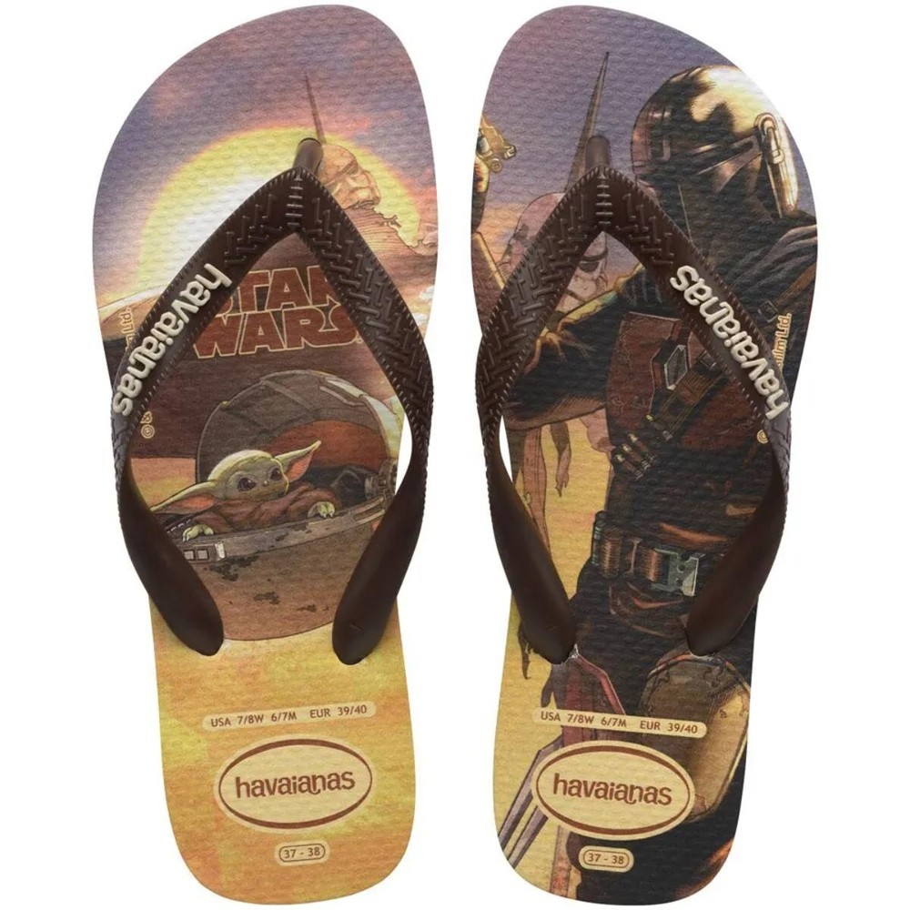 Chinelo Havaianas Star Wars Masculino - Bege em Oferta na Shopee