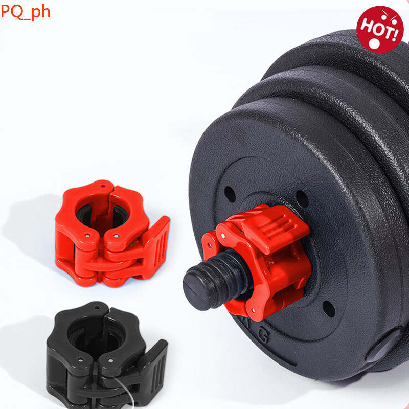 < PQPH7.11 > 25mm 28mm 30mm Barbell Collar Lock Dumbell Clips Braçadeira Barra De Levantamento De Peso Academia Haltere
