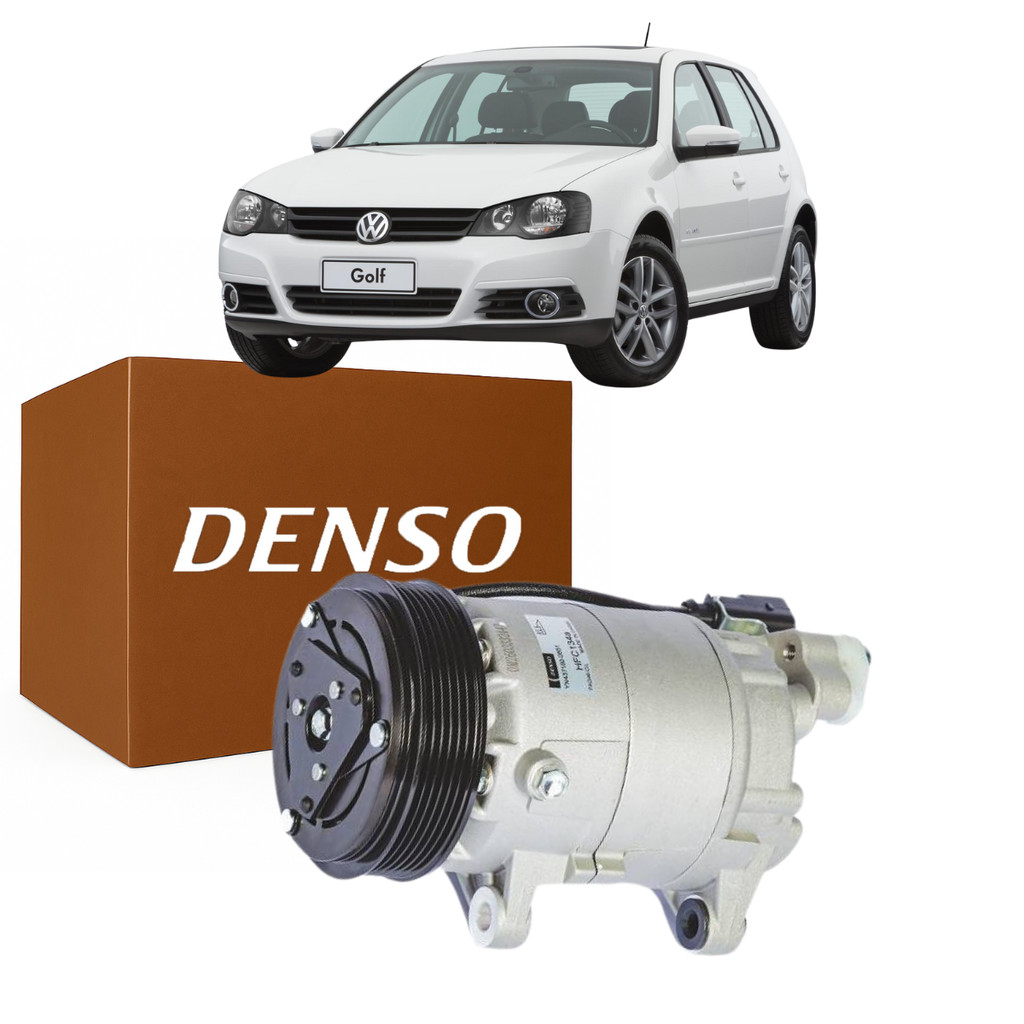 Compressor Denso Vw Golf 1.8 2.0 Automatico 2012 a 2015