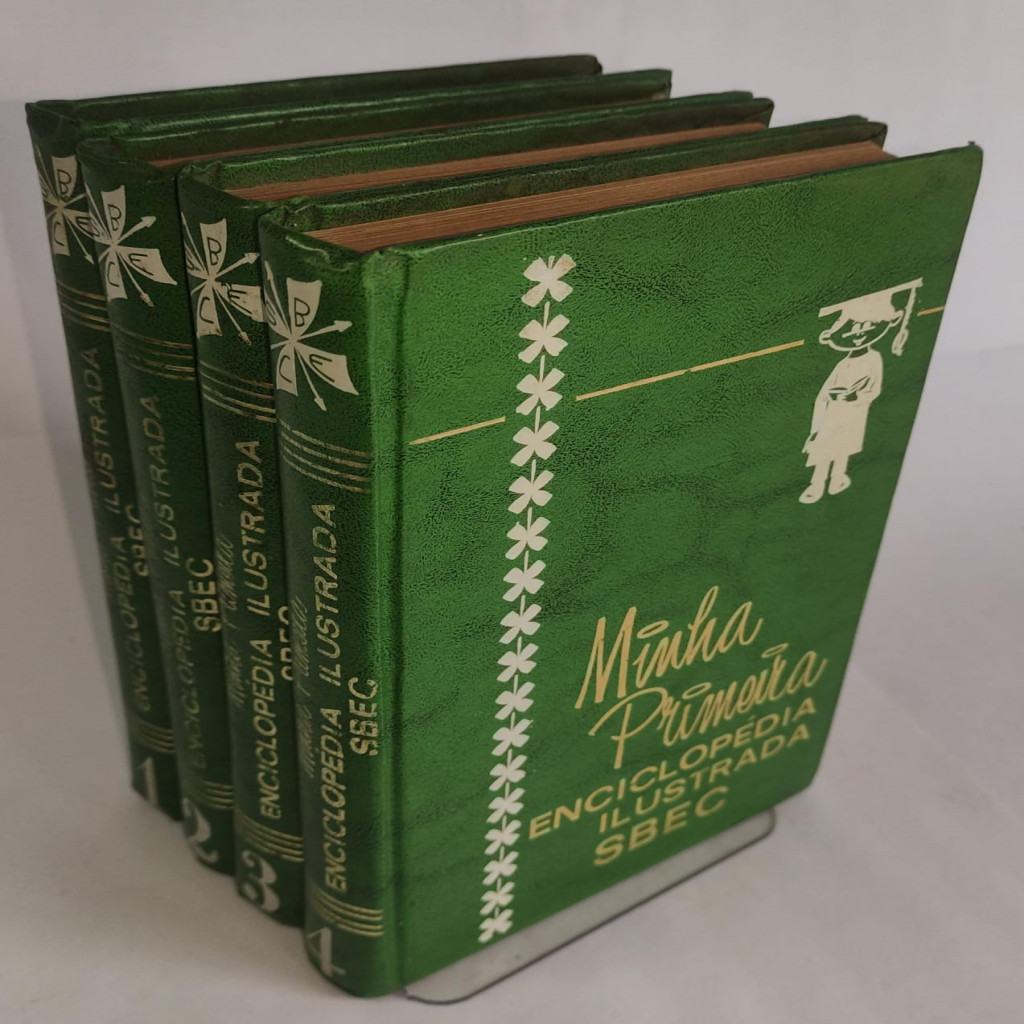 Minha primeira enciclopédia ilustrada SBEC 4 volumes - Decoração autor FORMAR