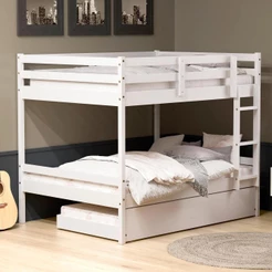 Treliche Casal Casal Slim Madeira Maciça Branco Housin