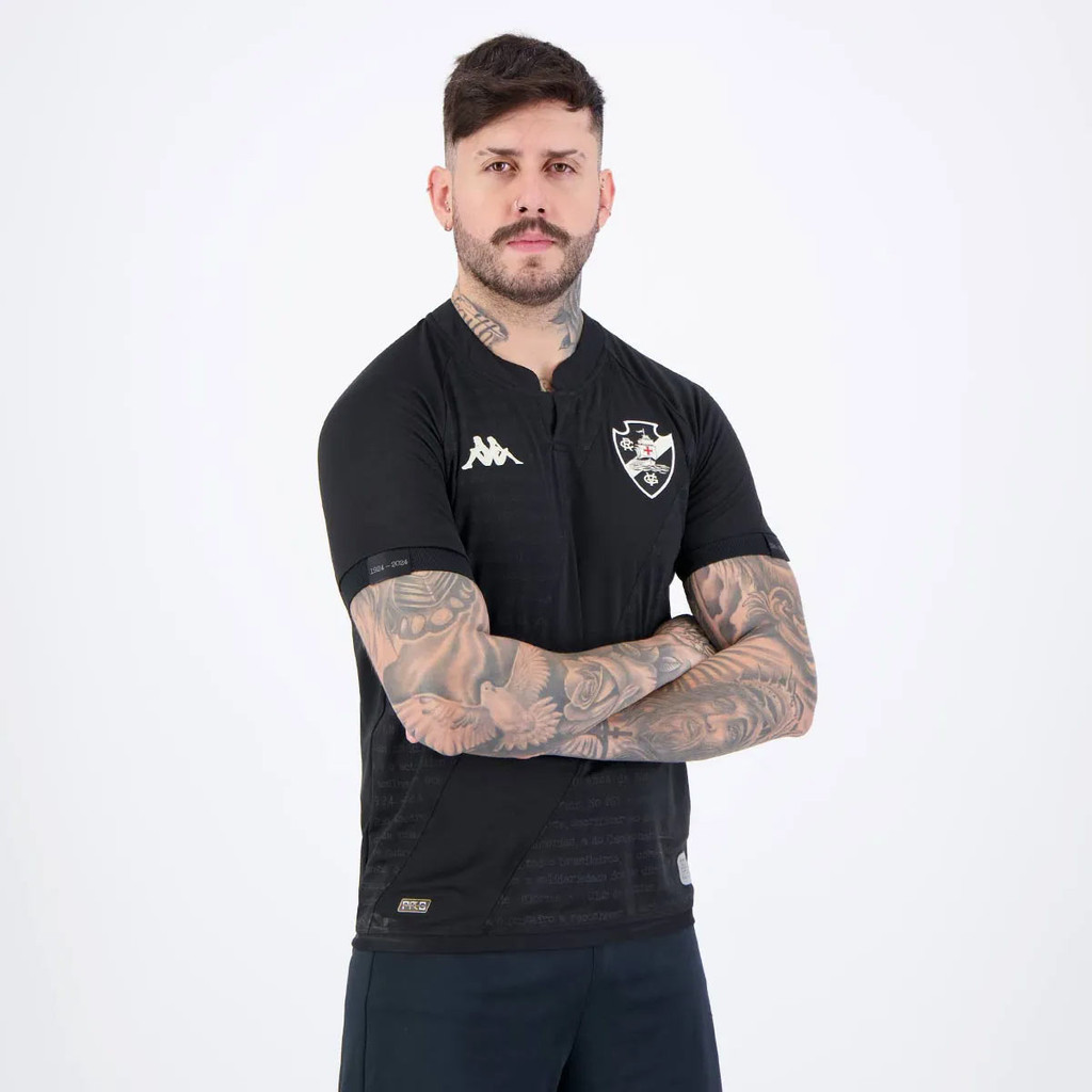 Detalhes do Kit Camisa Kappa Vasco III 2024