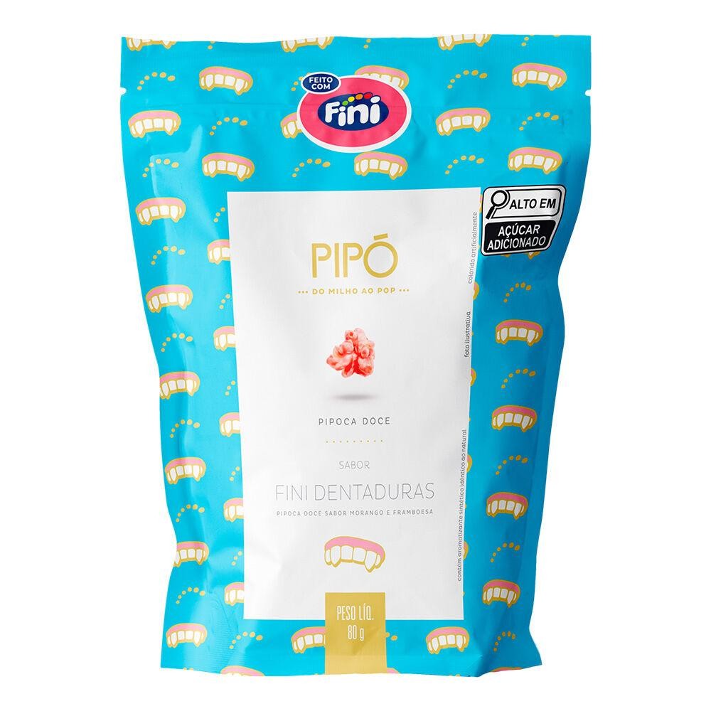 Pipoca Dentaduras 80g Pipó -Fini - Food & Beverages