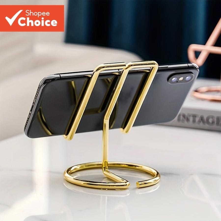 Golden Mobile Stand para Tablet e iPad Universal em Casa e Escritório