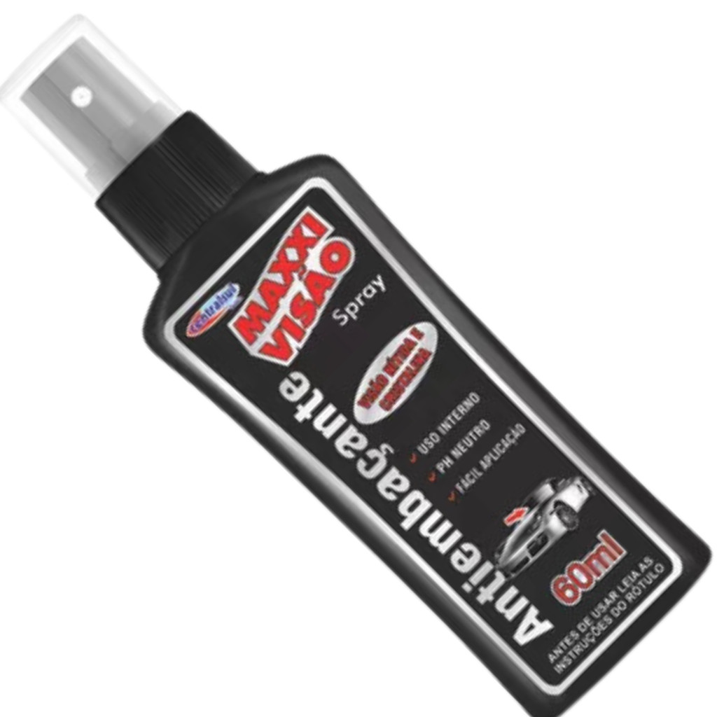 Cristalizador Vidros Spray 60ml – Proteção e Brilho para Vidros e Para-brisas