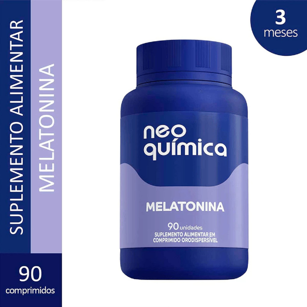 Melatonina Com 90 Comprimidos Sabor Maracujá - Neo Química