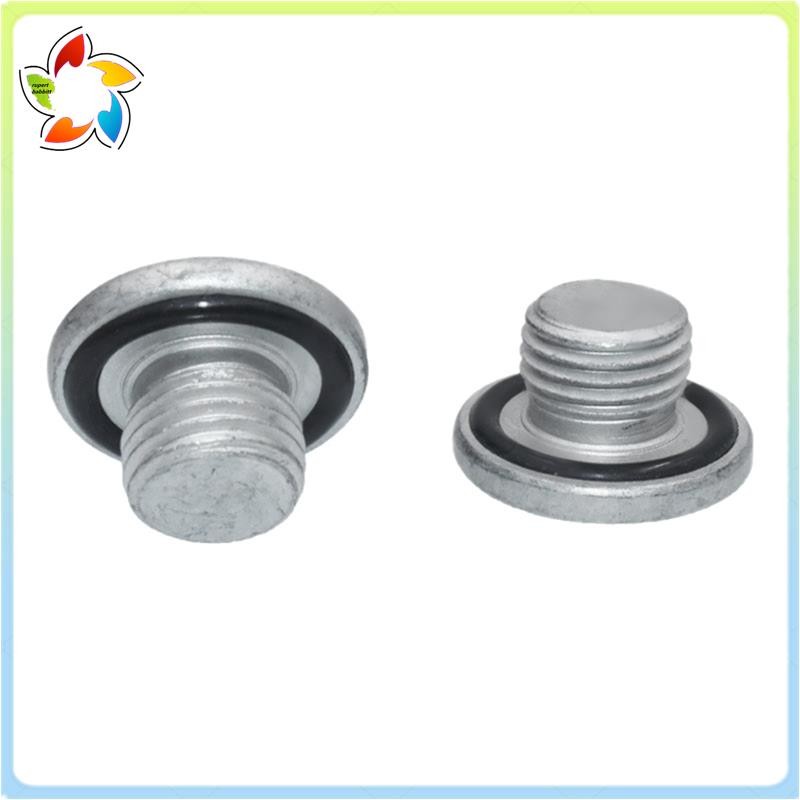 2 PCS Parafuso De Drenagem De Óleo Primer Peças Automotivas Alumínio Prateado Para Cruze 90502556 90528145