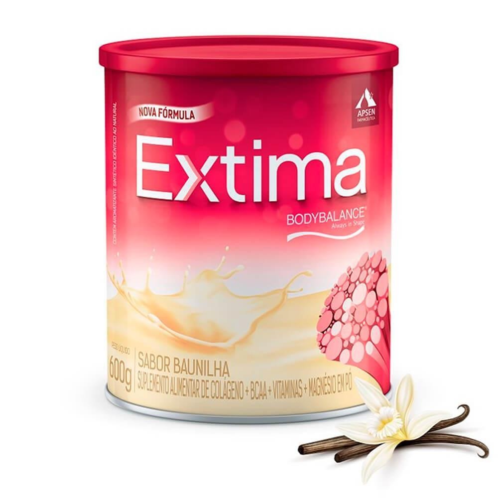 Suplemento Alimentar Extima Baunilha Colágeno + BCAA + Vitaminas + Magnésio 600g em Oferta na Shopee