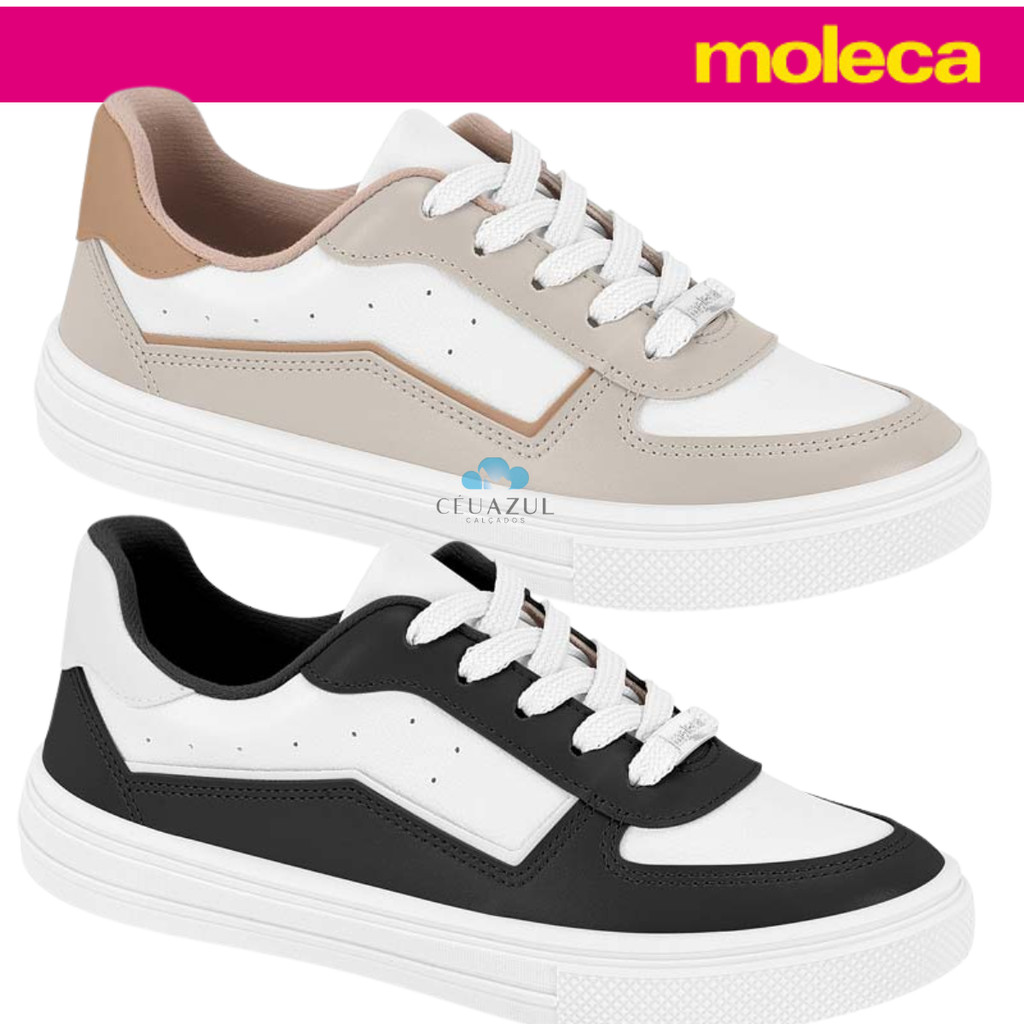 Tênis Feminino Moleca Casual Estiloso Conforto em Oferta na Shopee