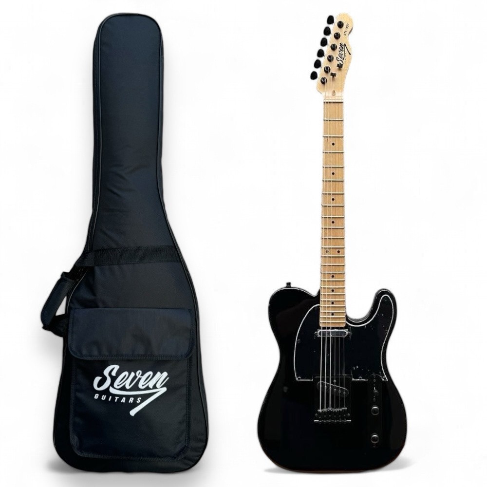 Guitarra Telecaster Seven Stc-307 Bk Preta C/ Bag em Oferta na Shopee