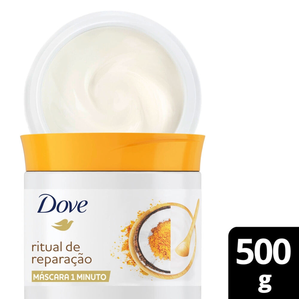 Máscara de Tratamento Dove Ritual de Reparação 1 Minuto 500g - Beauty