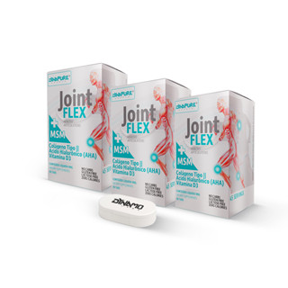 3x Joint Flex Com Colágeno e Ácido Hialuronico 90 Tabs + Porta Comprimido em Oferta na Shopee
